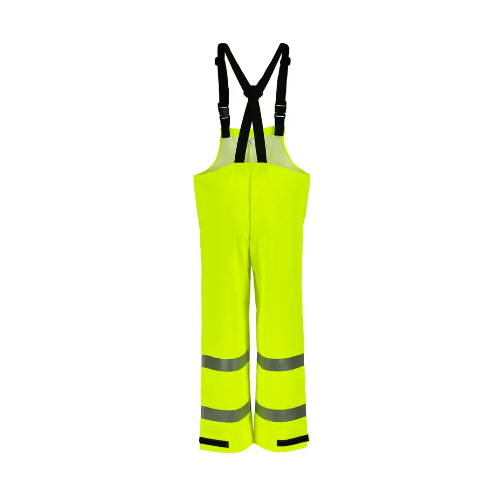 [Drape] OKUS イエロー　unico Nasco-Sentinel FR Rainwear Bibs 4501TFY | Hall's Safety